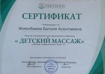 Диплом или сертификат 2